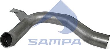 Sampa 051.004 - Труба вихлопного газу autozip.com.ua