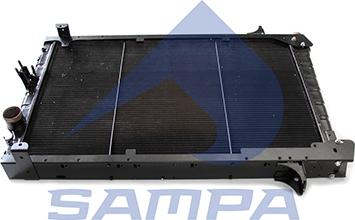Sampa 051.070 - Радіатор, охолодження двигуна autozip.com.ua