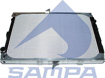 Sampa 051.313 - Радіатор, охолодження двигуна autozip.com.ua