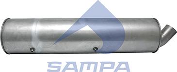 Sampa 051.296 - Глушник вихлопних газів кінцевий autozip.com.ua