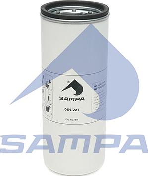 Sampa 051.227 - Масляний фільтр autozip.com.ua