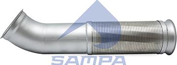 Sampa 053.087 - Труба вихлопного газу autozip.com.ua
