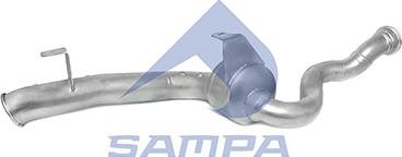 Sampa 052.489 - Труба вихлопного газу autozip.com.ua