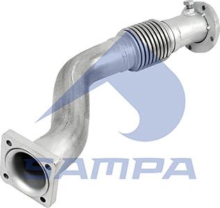 Sampa 064.382 - Труба вихлопного газу autozip.com.ua