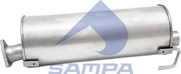 Sampa 063.390 - Середній глушник вихлопних газів autozip.com.ua