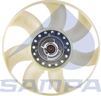 Sampa 008.490A - Вентилятор, охолодження двигуна autozip.com.ua