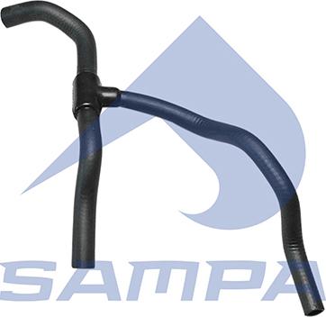 Sampa 008.407A - Шланг, теплообмінник - опалення autozip.com.ua