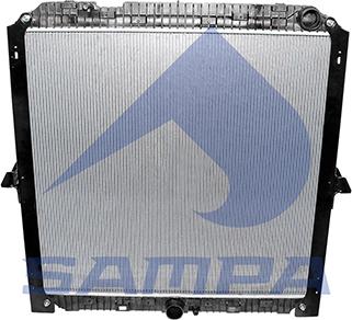 Sampa 010.1104 - Радіатор, охолодження двигуна autozip.com.ua