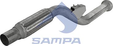 Sampa 010.3284 - Труба вихлопного газу autozip.com.ua