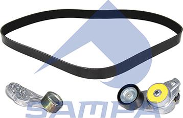 Sampa 080.896 - Поликлиновий ремінний комплект autozip.com.ua