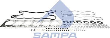 Sampa 080.854 - Комплект трубопроводу високого тиску, система уприскування autozip.com.ua