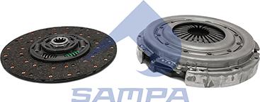 Sampa 080.800 - Комплект зчеплення autozip.com.ua
