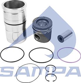 Sampa 039.204 - Ремонтний комплект, поршень / гільза циліндра autozip.com.ua