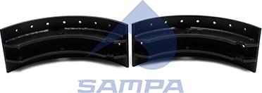 Sampa 030.649 - Комплект гальм, барабанний механізм autozip.com.ua