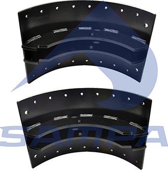 Sampa 030.645 - Комплект гальм, барабанний механізм autozip.com.ua
