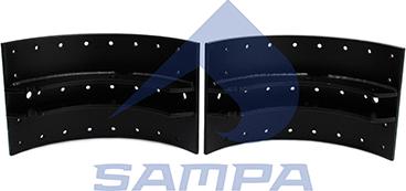 Sampa 030.648 - Комплект гальм, барабанний механізм autozip.com.ua