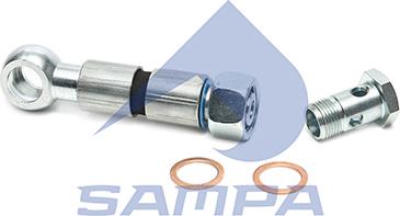 Sampa 030.1145 - Шланг, теплообмінник для охолодження трансмісійного масла autozip.com.ua