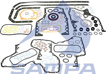 Sampa 031.515 - Комплект прокладок, двигун autozip.com.ua