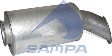 Sampa 031.363 - Середній / кінцевий глушник ОГ autozip.com.ua