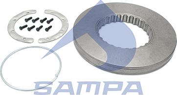 Sampa 031.211/1 - Гальмівний диск autozip.com.ua