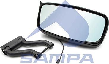 Sampa 032.300 - Зовнішнє дзеркало, кабіна водія autozip.com.ua