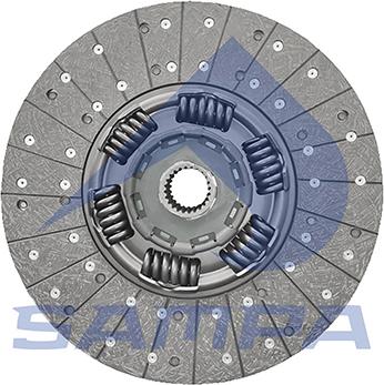 Sampa 037.468 - Диск зчеплення autozip.com.ua