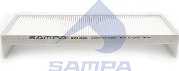 Sampa 024.492 - Фільтр, повітря у внутрішній простір autozip.com.ua