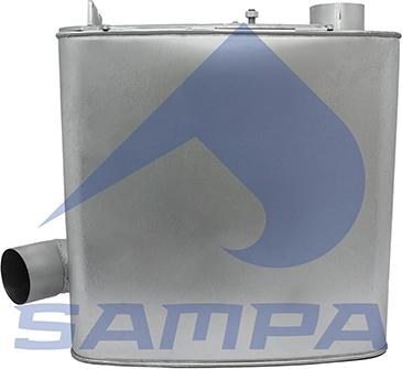 Sampa 025.089 - Середній глушник вихлопних газів autozip.com.ua