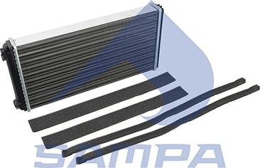 Sampa 026.080 - Теплообмінник, опалення салону autozip.com.ua