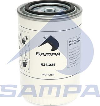 Sampa 026.235 - Масляний фільтр autozip.com.ua