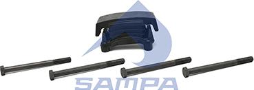Sampa 020.603 - Ремкомплект, палець вушка ресори autozip.com.ua