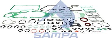 Sampa 020.749 - Комплект прокладок, двигун autozip.com.ua