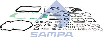 Sampa 020.743 - Комплект прокладок, двигун autozip.com.ua