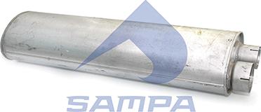 Sampa 021.159 - Середній / кінцевий глушник ОГ autozip.com.ua