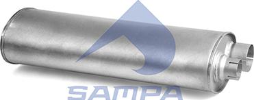 Sampa 021.160 - Середній / кінцевий глушник ОГ autozip.com.ua