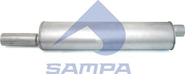 Sampa 021.211 - Середній / кінцевий глушник ОГ autozip.com.ua