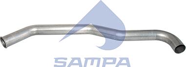 Sampa 021.226 - Труба вихлопного газу autozip.com.ua