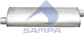 Sampa 021.277 - Середній / кінцевий глушник ОГ autozip.com.ua