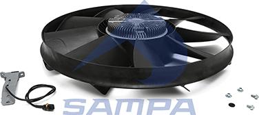 Sampa 023.489 - Вентилятор, охолодження двигуна autozip.com.ua