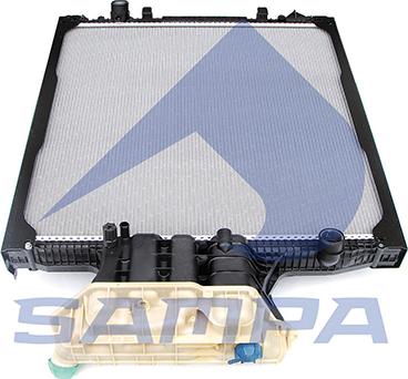 Sampa 023.040 - Радіатор, охолодження двигуна autozip.com.ua