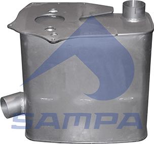 Sampa 022.496 - Глушник вихлопних газів кінцевий autozip.com.ua