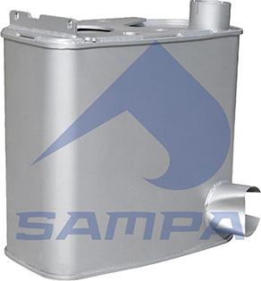 Sampa 022.493 - Глушник вихлопних газів кінцевий autozip.com.ua