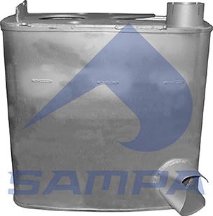 Sampa 022.489 - Глушник вихлопних газів кінцевий autozip.com.ua