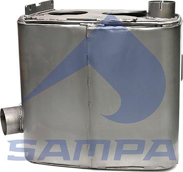 Sampa 022.484 - Середній глушник вихлопних газів autozip.com.ua