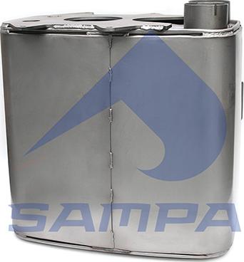 Sampa 022.480 - Середній глушник вихлопних газів autozip.com.ua
