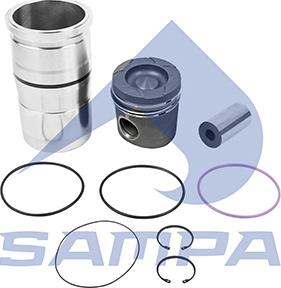 Sampa 027.057 - Ремонтний комплект, поршень / гільза циліндра autozip.com.ua