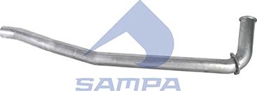 Sampa 027.236 - Труба вихлопного газу autozip.com.ua