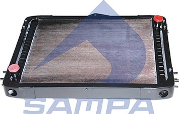 Sampa 079.371 - Радіатор, охолодження двигуна autozip.com.ua