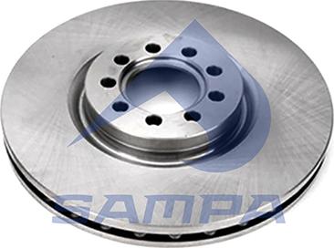 Sampa 077.230 - Гальмівний диск autozip.com.ua