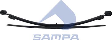 Sampa 14100303 - Багатолистові ресора autozip.com.ua